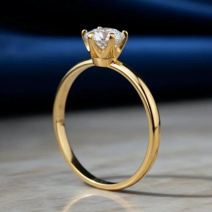 Zásnubný diamantový prsteň 0,5ct