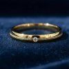 Diamant vintage svadobna obrucka