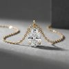 zlaty diamantovy privesok oval 1ct